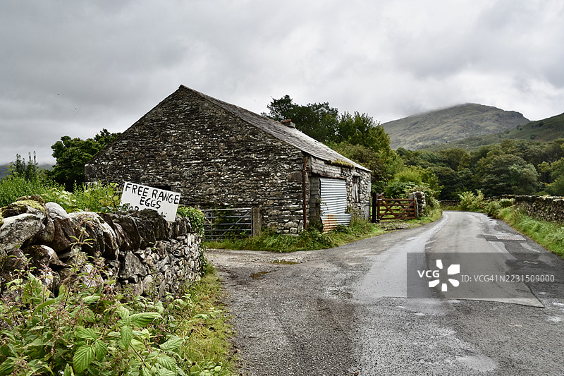 达顿谷公路上的一个乡村角落。图片素材