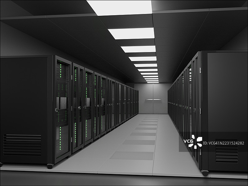 数据中心服务器机房图片素材