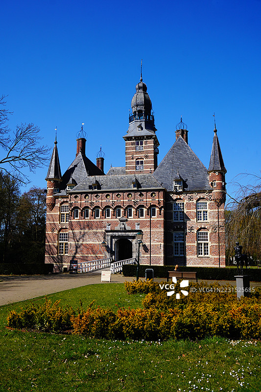 威赫恩，荷兰的威赫恩城堡公园，雕像图片素材