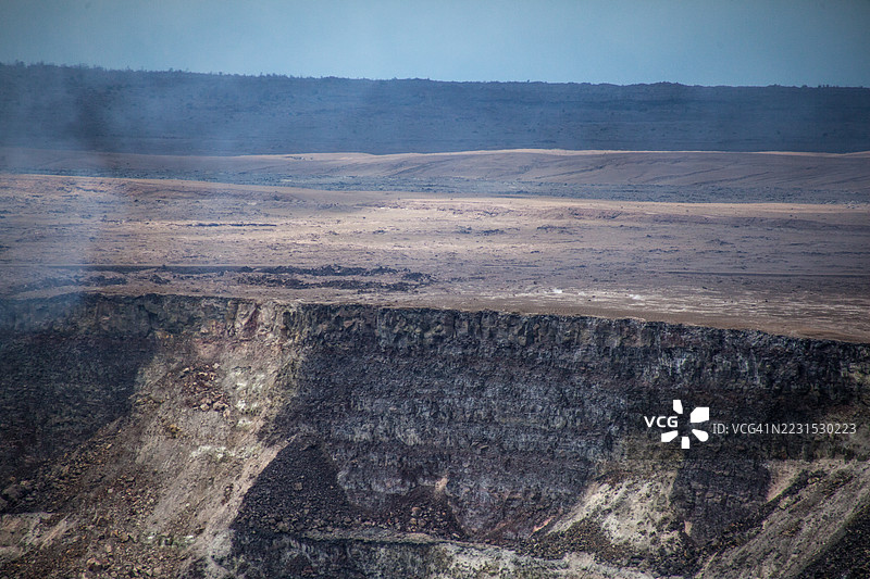 夏威夷火山口图片素材