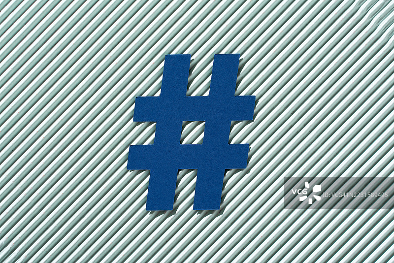 蓝色标签纸工艺图片素材