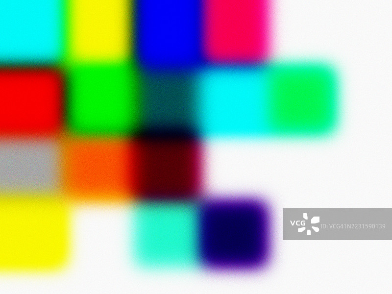 模糊方块的抽象背景，色彩鲜艳。图片素材