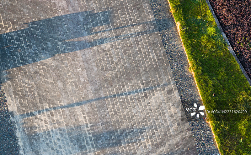 绿色混凝土平台图片素材