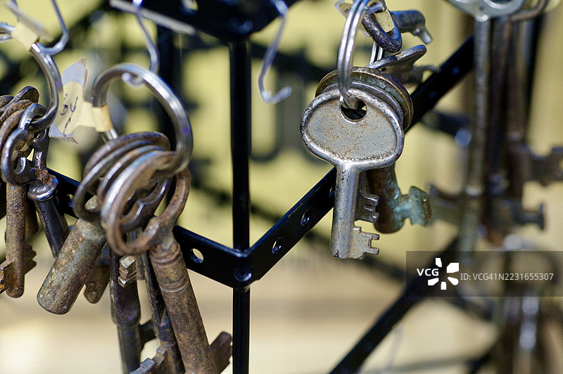 古董钥匙图片素材
