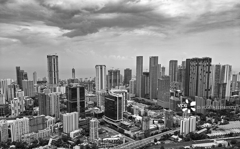 孟买发展中的城市景观图片素材