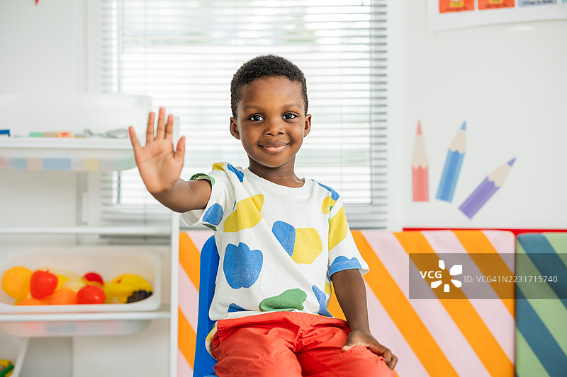 幼儿园小朋友的肖像图片素材