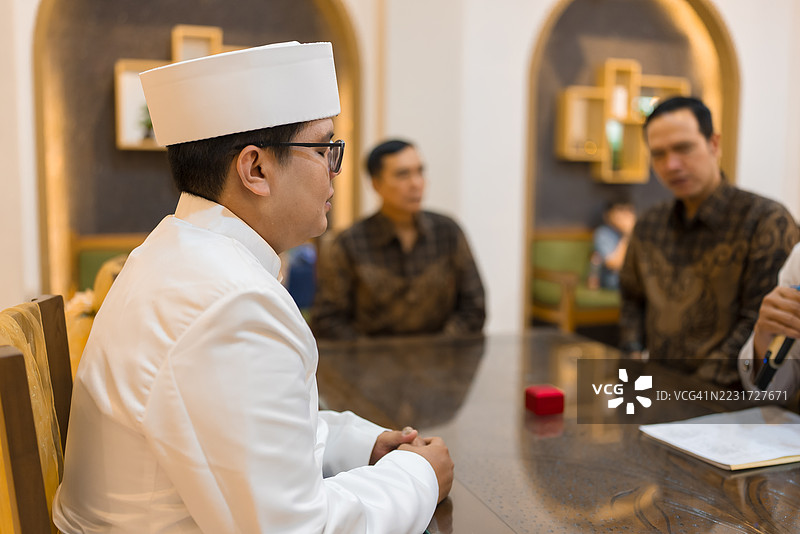 穆斯林婚礼仪式图片素材