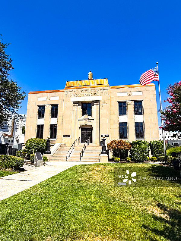 福李市市政厅外观图片素材