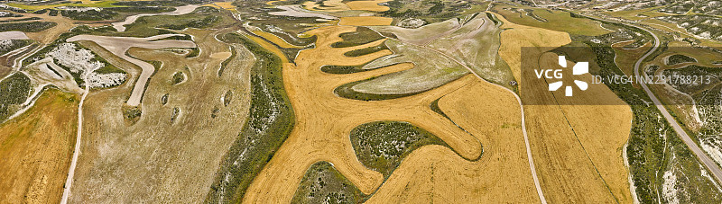 夏季的农业乡村图片素材