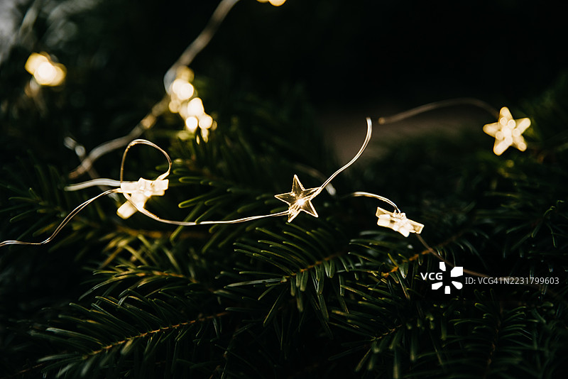 圣诞节和新年假期背景。图片素材