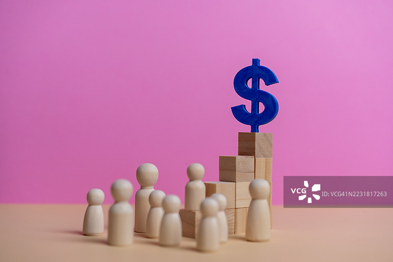 美国货币与金融概念图片素材