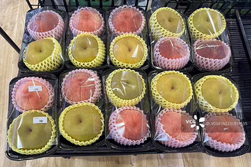 日本桃和梨图片素材