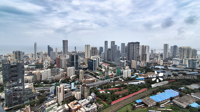 孟买高塔的景观图片素材