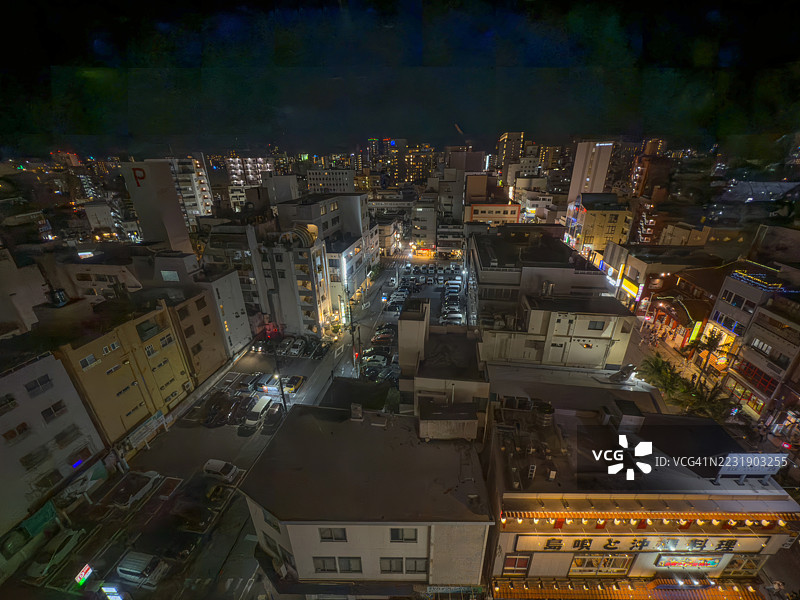 日本那霸市的住宅区图片素材