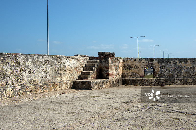 拉梅塞德堡垒（Baluarte La Merced），卡塔赫纳，玻利瓦尔省，哥伦比亚图片素材
