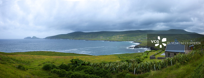 爱尔兰，巴利多尼根湾的景色图片素材