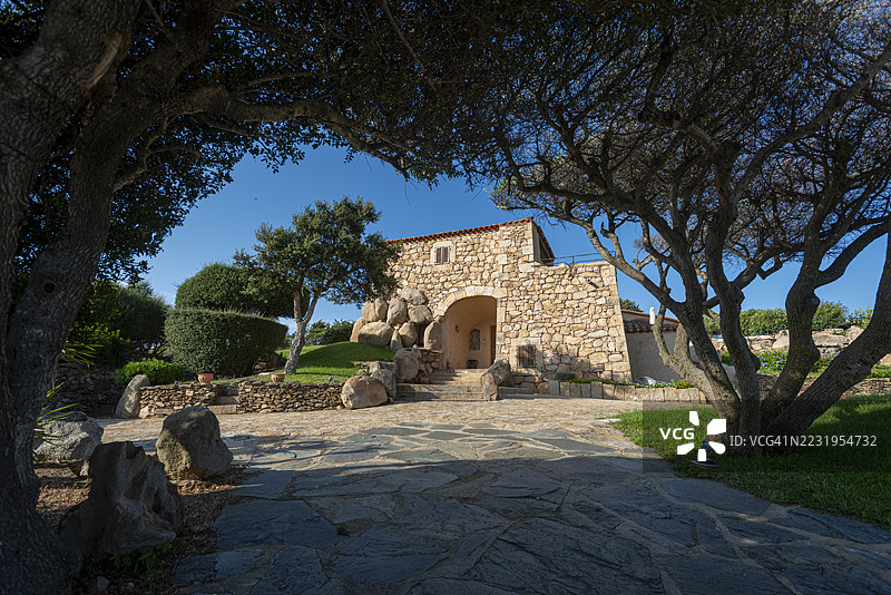 奢华的撒丁岛别墅图片素材