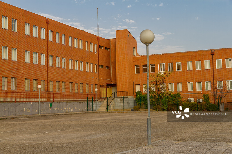 高中 courtyard图片素材
