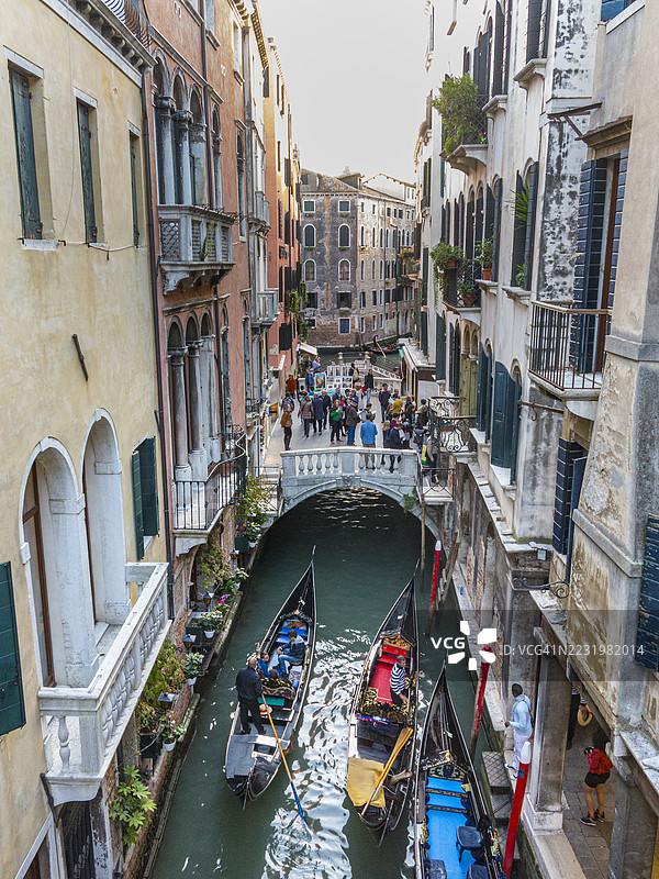 威尼斯，威尼斯，巴雷特里桥图片素材