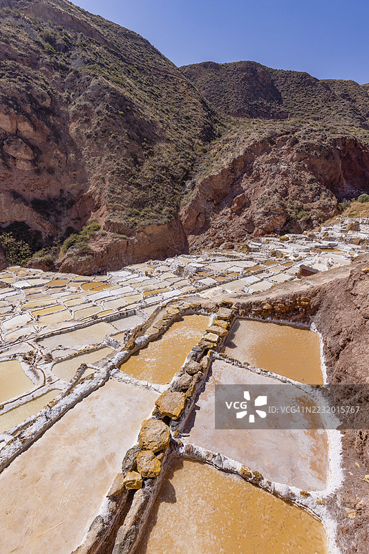 库斯科省乌鲁班巴的马拉斯盐矿图片素材