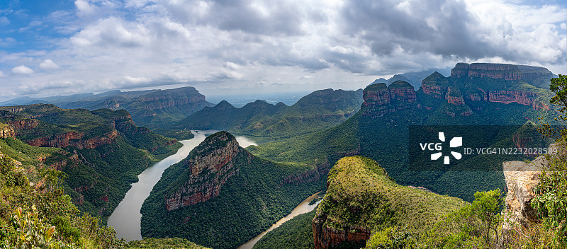 南非布莱德河峡谷的全景视图，萨比，南非图片素材