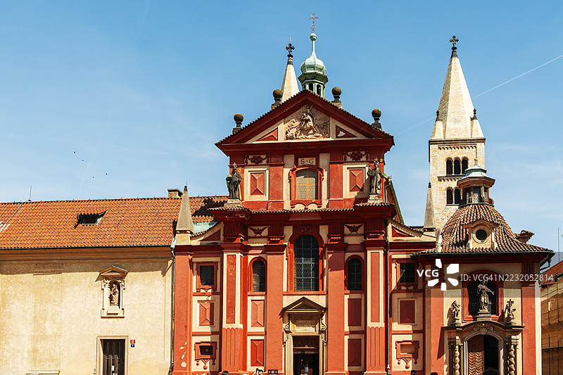 捷克共和国布拉格的圣乔治修道院图片素材