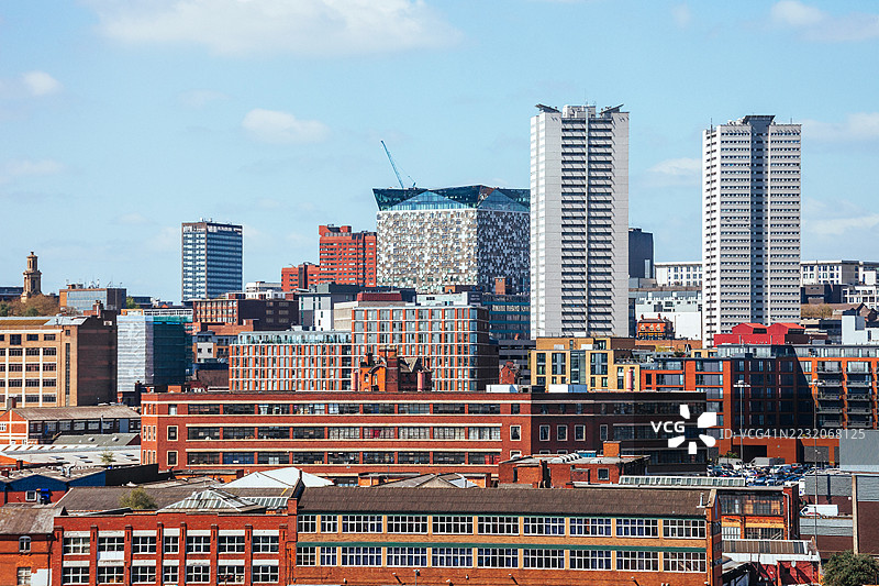 城市天际线 - 伯明翰，英国图片素材