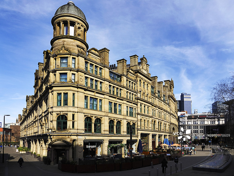 曼彻斯特交易广场，英国图片素材