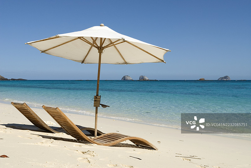 海滩，Tsarabanjina岛，Mitsio群岛，马达加斯加共和国，印度洋图片素材