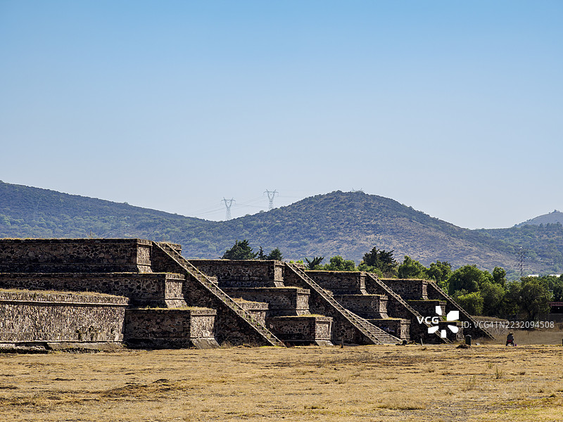 墨西哥州特奥蒂瓦坎的城堡图片素材