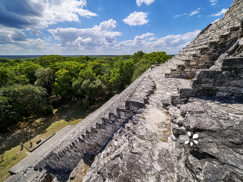 贝坎考古遗址的结构 IX，墨西哥坎佩切州图片素材