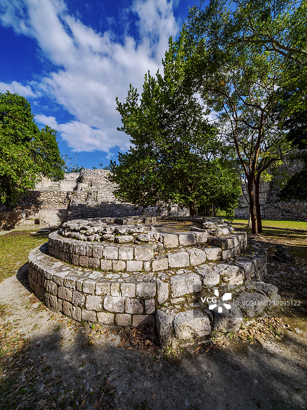 贝坎考古遗址，墨西哥坎佩切州图片素材