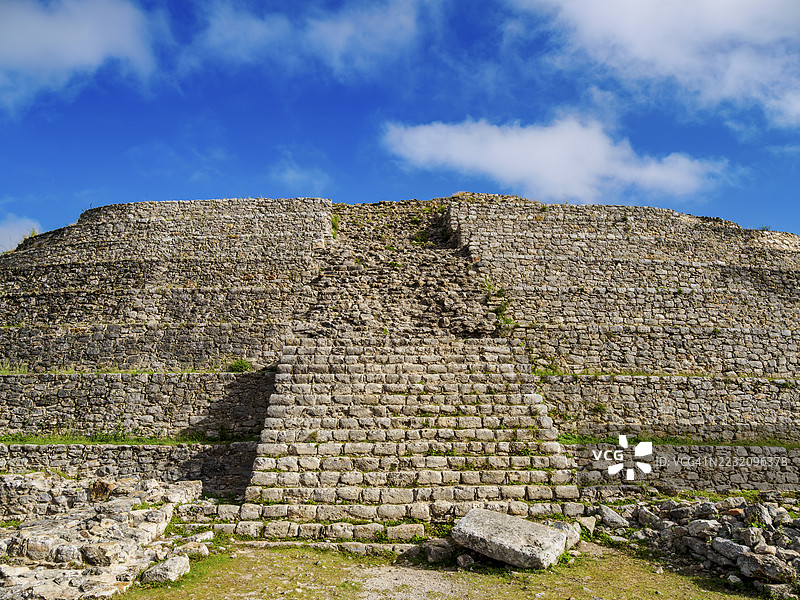 基尼奇·卡克·穆玛雅金字塔，伊萨马尔，尤卡坦州，墨西哥图片素材