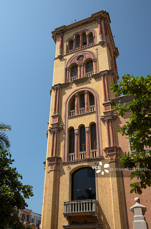圣奥古斯丁修道院（San Agustín Cloister），卡塔赫纳大学（University of Cartagena），卡塔赫纳，玻利瓦尔，哥伦比亚图片素材