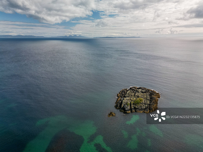 隐秘海滩，穆尔岛图片素材