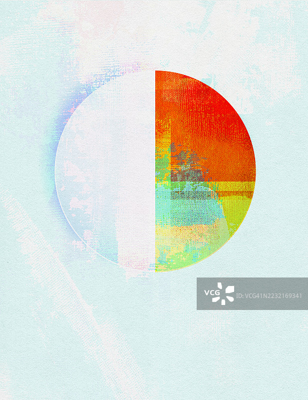 画在画布上的圆圈图片素材