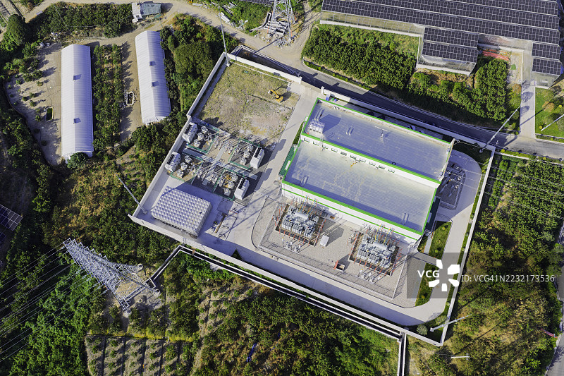 太阳能发电厂控制中心图片素材