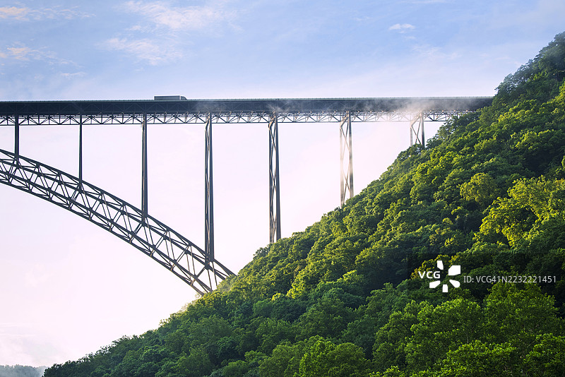 西弗吉尼亚州新河峡谷大桥图片素材