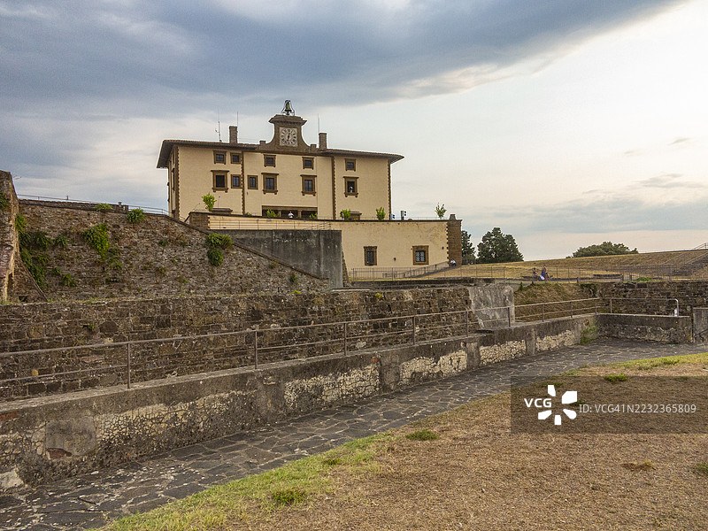 佛罗伦萨，贝尔维德雷堡的景观图片素材