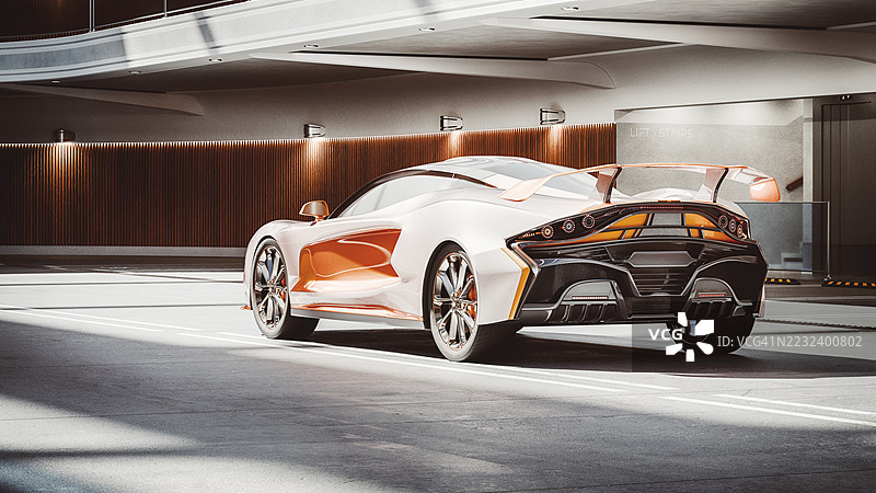 现代运动轿车图片素材