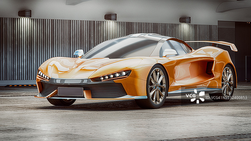 现代运动轿车图片素材