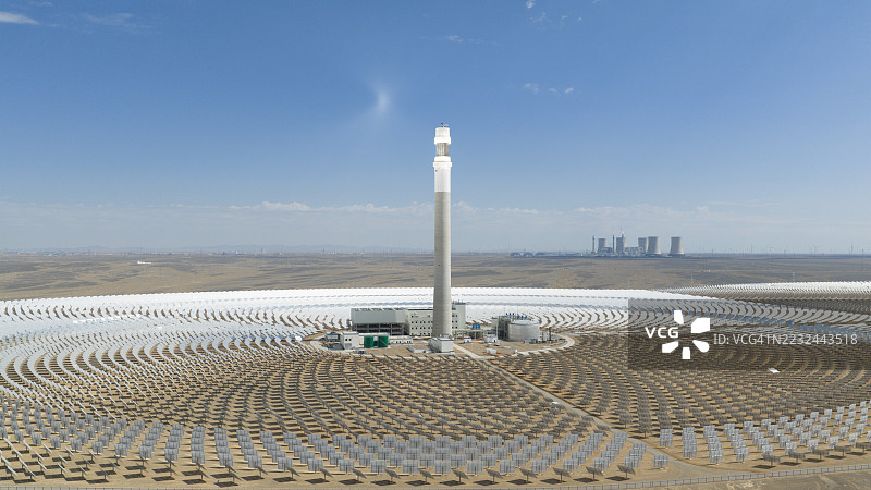 集中太阳能热发电图片素材