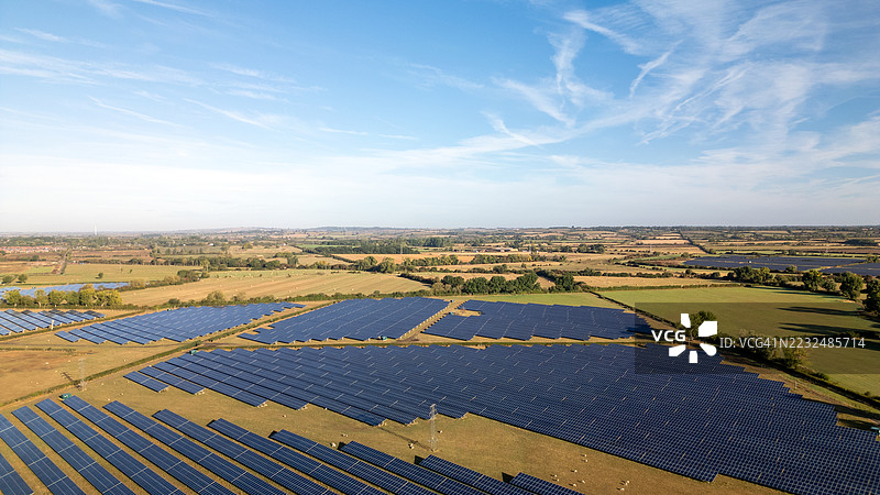 太阳能农场图片素材