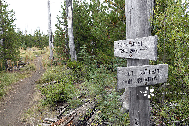太平洋山脊小径，俄勒冈州图片素材