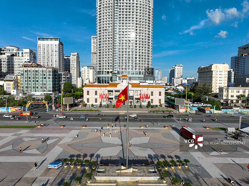 芽庄是越南一个美丽的海滨城市，拥有世界上最迷人的海湾之一，坐落在温暖宁静的热带环境中。图片素材