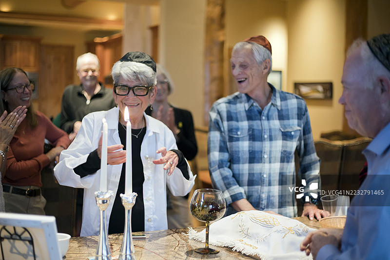 犹太节日和安息日庆祝活动图片素材