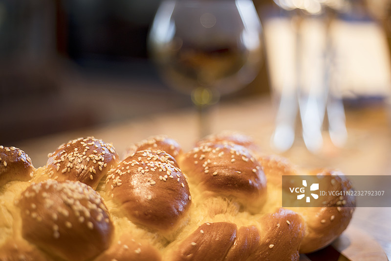 犹太节日和安息日的庆祝活动图片素材