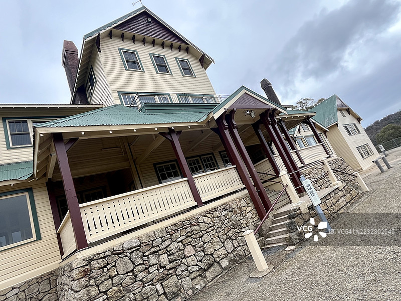 布法罗山小屋图片素材