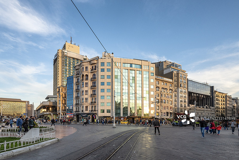 塔克西姆广场，伊斯坦布尔图片素材