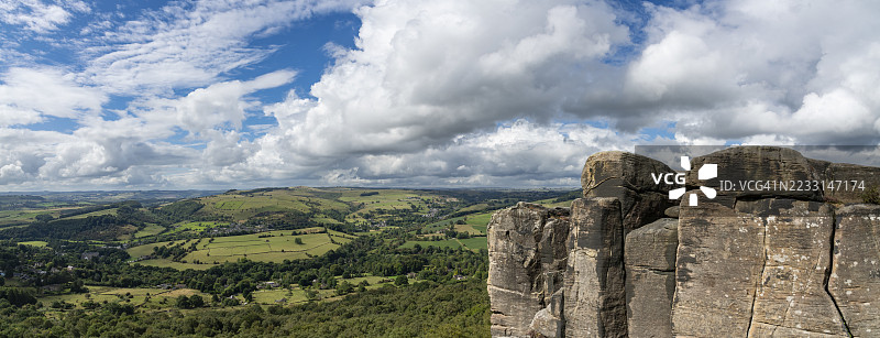 库尔巴边缘，峰区，德比郡，英格兰图片素材